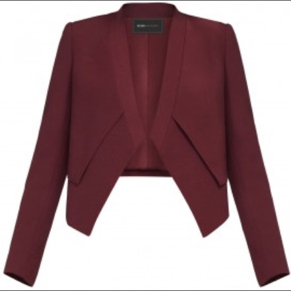 Burgundy Lloyd Layered Blazer Jacket BORDEAUX